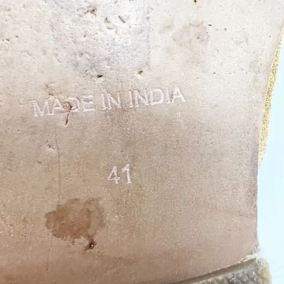 Free People Coronada Suede Slip-on Mules in Cognac Flats Slides Women 41 US 8.5 - Picture 13 of 13